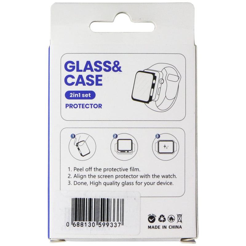 LITO S+ Glass and Case Set for Apple Watch Series SE 2/6/5/4 (40mm) - Pink