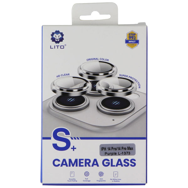 LITO S+ Camera Glass (3 Piece) for Apple iPhone 14 Pro/14 Pro Max - Purple
