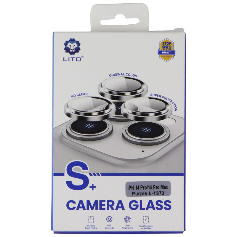 LITO S+ Camera Glass (3 Piece) for Apple iPhone 14 Pro/14 Pro Max - Purple