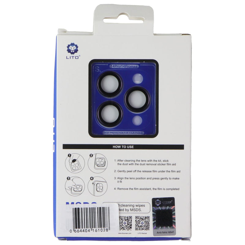 LITO S+ Camera Glass (3 Piece) for Apple iPhone 14 Pro/14 Pro Max - Purple