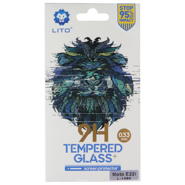 LITO 9H (.33mm) Tempered Glass Screen Protector for Motorola Moto E22i (L-1392)