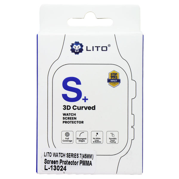 LITO S+ 3D Curved Screen Protector for Apple Watch Series 7 (45mm) L-13024
