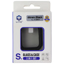 LITO S+ Glass & Rugged Case for Apple Watch Series SE/6/5/4 (44mm) - Black