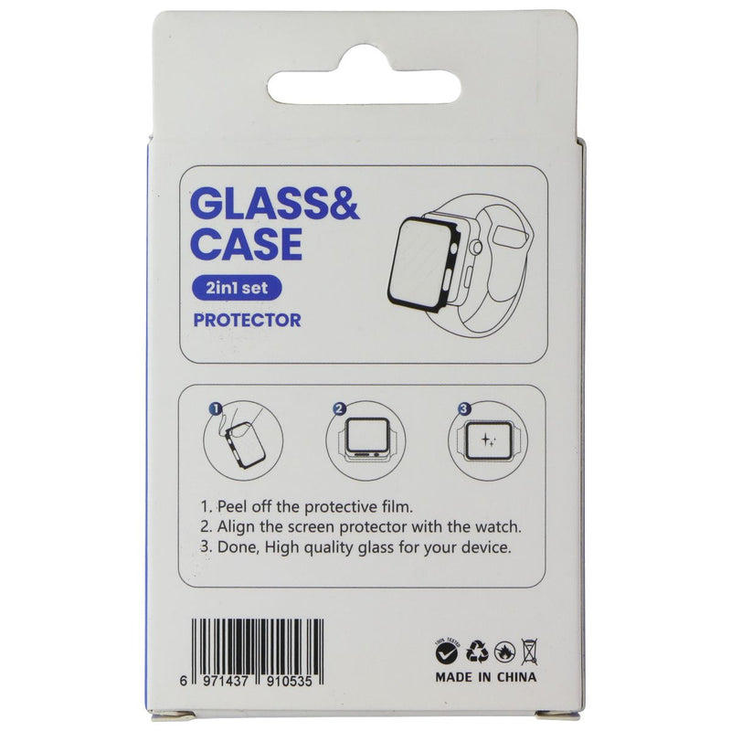 Lito S+ Glass & Case (2 in 1 Set) for Apple Watch Series 7 (45mm) - Red