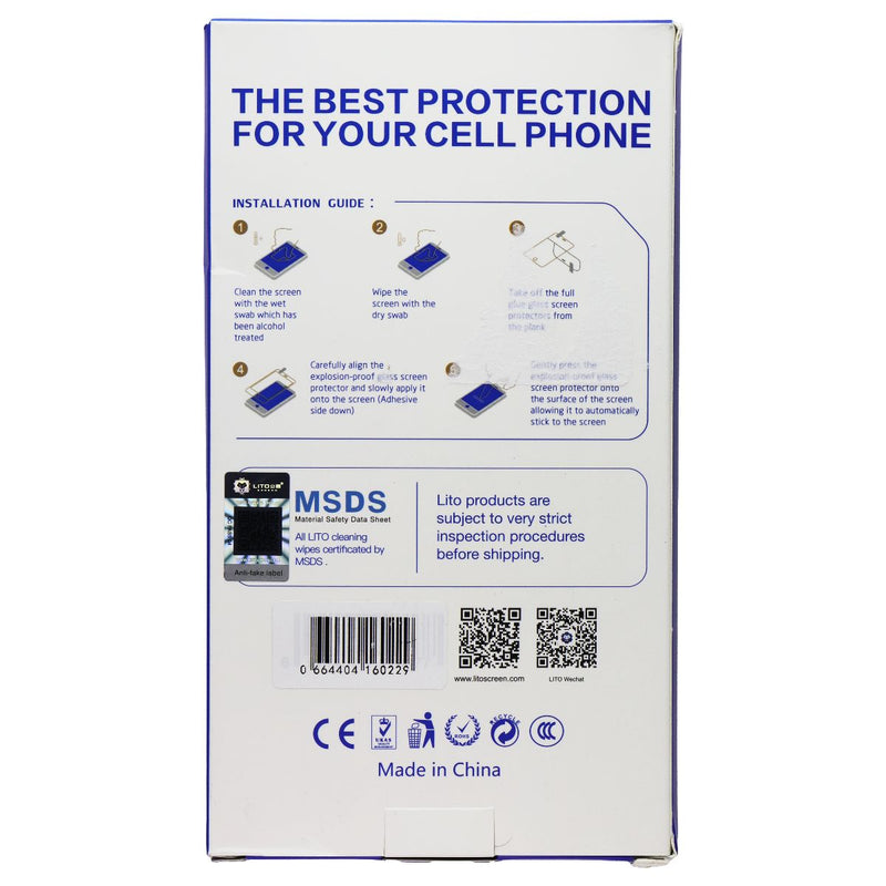 Lito 2.5D Full Glue Tempered Glass Screen Protector for Nokia C21 Plus - 10 Pk