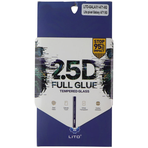 LITO 2.5D Full Glue Tempered Glass Screen Protector for Samsung Galaxy A71 5G