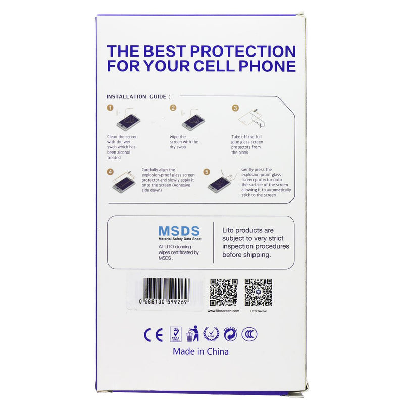 LITO 2.5D Full Glue Tempered Glass for Samsung Galaxy A52/A52 5G (10 Pack)