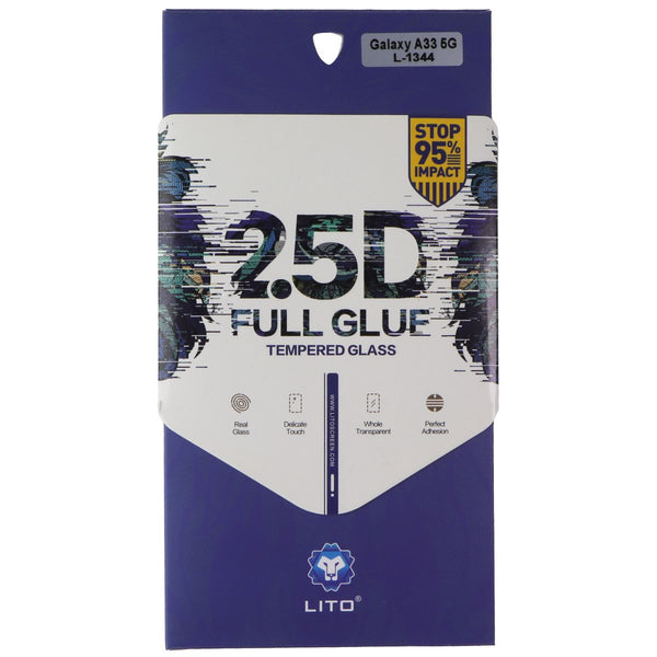 LITO 2.5D Full Glue Tempered Glass for Samsung Galaxy A33 5G - Clear