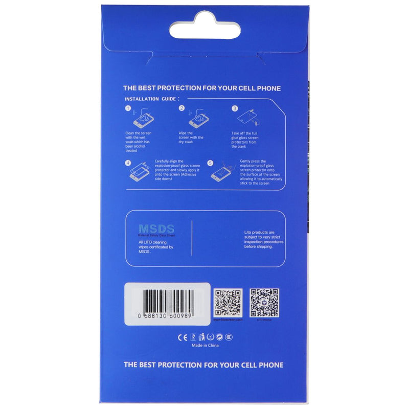 LITO 2.5D Full Glue Tempered Glass Screen Protector for Moto G51 5G (L-1351)