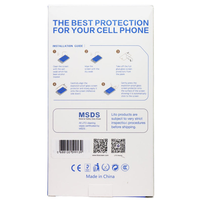 LITO 2.5D Full Glue Tempered Glass for Samsung Galaxy A11 (10 Pack) - Clear