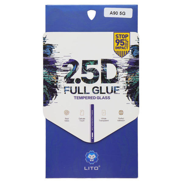 LITO 2.5D Full Glue Tempered Glass Screen Protector for Samsung Galaxy A90 5G