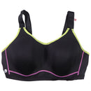 LIVI High-Impact Wicking Underwire Sports Bra - Size 38DDD - Black