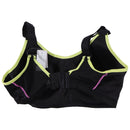 LIVI High-Impact Wicking Underwire Sports Bra - Size 38DDD - Black