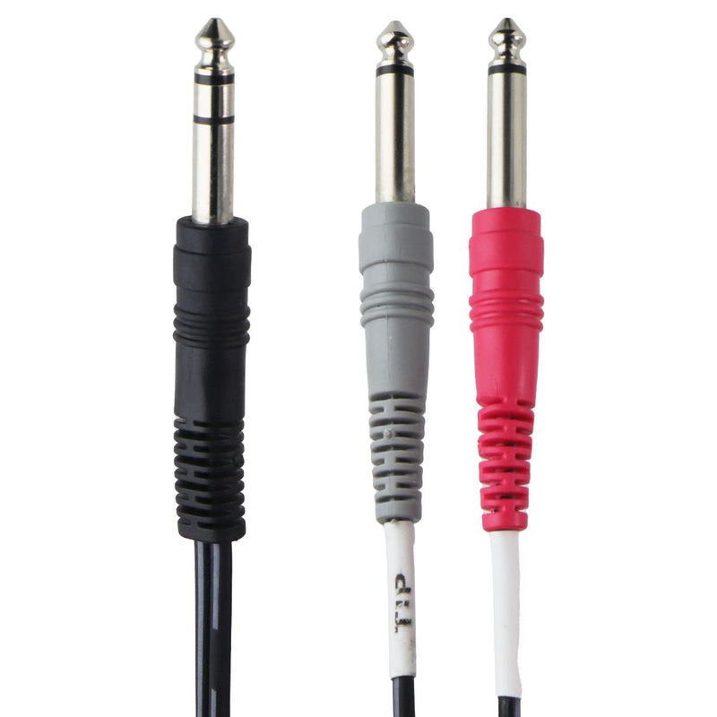 Livewire Essential Interconnect Y-Cable 1/4-inch TRS Male to TS Male - 9ft/Black