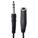 Livewire Essential Headphone Extension Cable 1/4-in TRS Male/Female - 10ft/Black