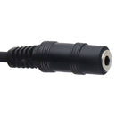 Livewire Elite Headphone Extension Cable 3.5 mm TRS Male to Female 25 ft - Black