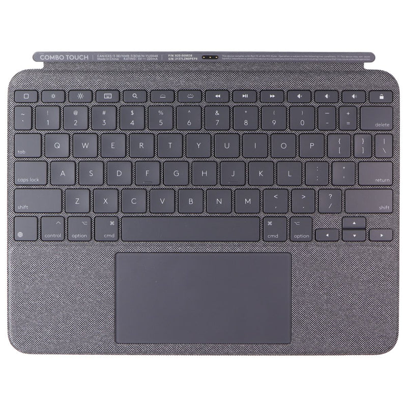 Logitech COMBO TOUCH Folio Keyboard for iPad Air (4th Generation) - Oxford Gray