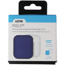 Logiix Peels Silicone Skins for Apple Airpods (Gen 1 & 2) - 2 Pack/Navy & White