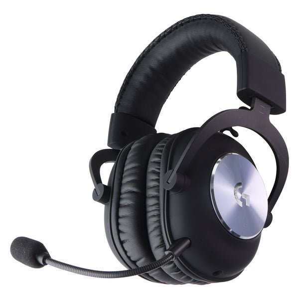 Logitech G Pro X Wired Gaming Headset: Blue VO!CE Detachable Boom Mic - Black