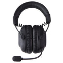 Logitech G Pro X Wired Gaming Headset: Blue VO!CE Detachable Boom Mic - Black