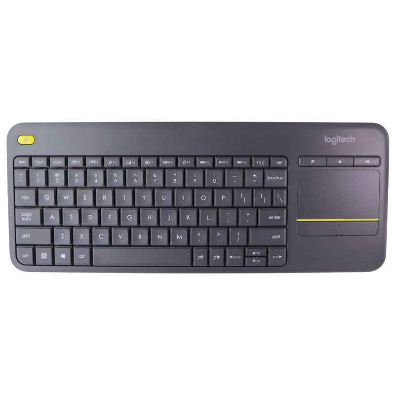 Logitech K400 Plus Wireless Touch TV Keyboard with Built-In Touchpad - Black