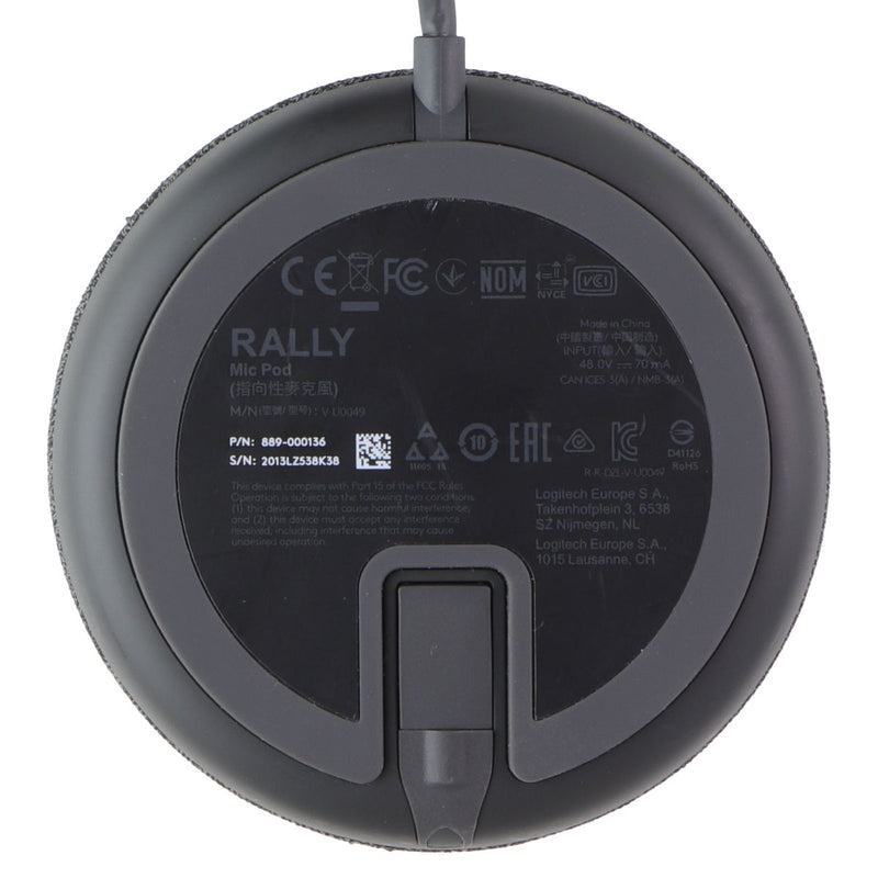 Logitech Rally Mic Pod Conference Speaker - Graphite (V-U0049)