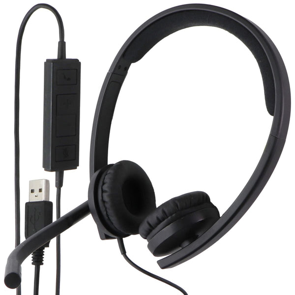 Logitech H570e Wired USB Stereo Headphones with Noise-Cancelling Microphone