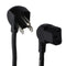Longwell (E55349 LS-13LA / 10A 125V) 3 Prong Power Cord 7.75 Ft - Black