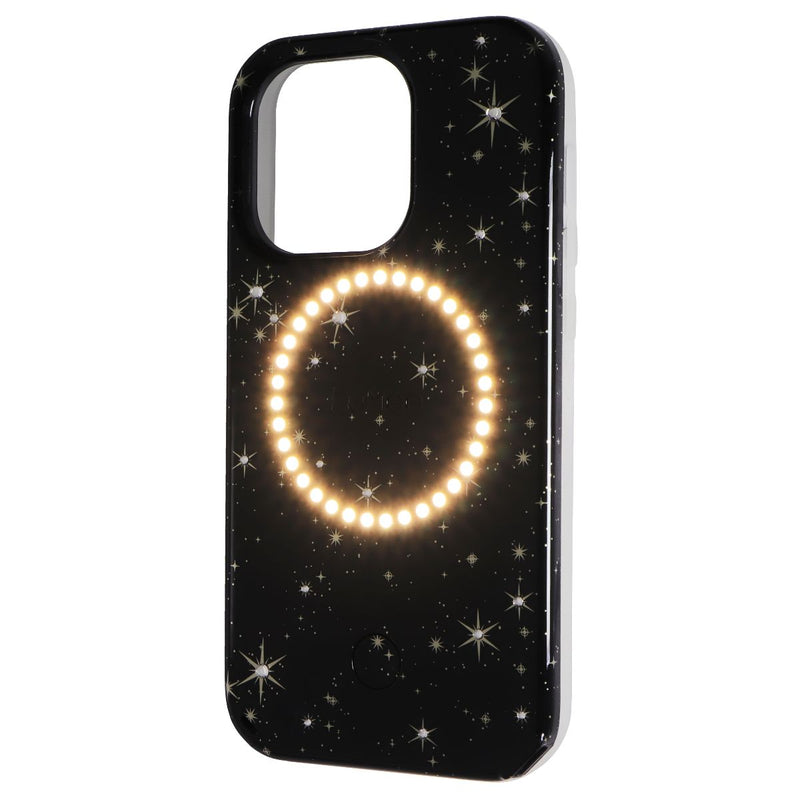 LuMee Halo Lighted Case for Apple iPhone 13 Pro/13/12 Pro/12 - Stars & Gems