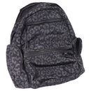 Madden NYC Women's Dome Backpack with Front Pockets - Black Leopard