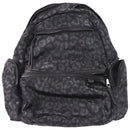 Madden NYC Women's Dome Backpack with Front Pockets - Black Leopard