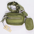 Madden NYC Mini Front Pocket Convertible Bag - Olive Green