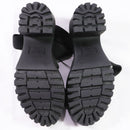 Madden NYC Womens Lug Heel Platform Sandals - Size 8.5 - Black