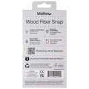 Matter Wood Fiber Snap Case for MagSafe Apple iPhone 17 - Carbon Black