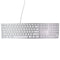 Matias FK318S USB Wired Aluminum Keyboard with Numeric Keypad and 2x USB Ports
