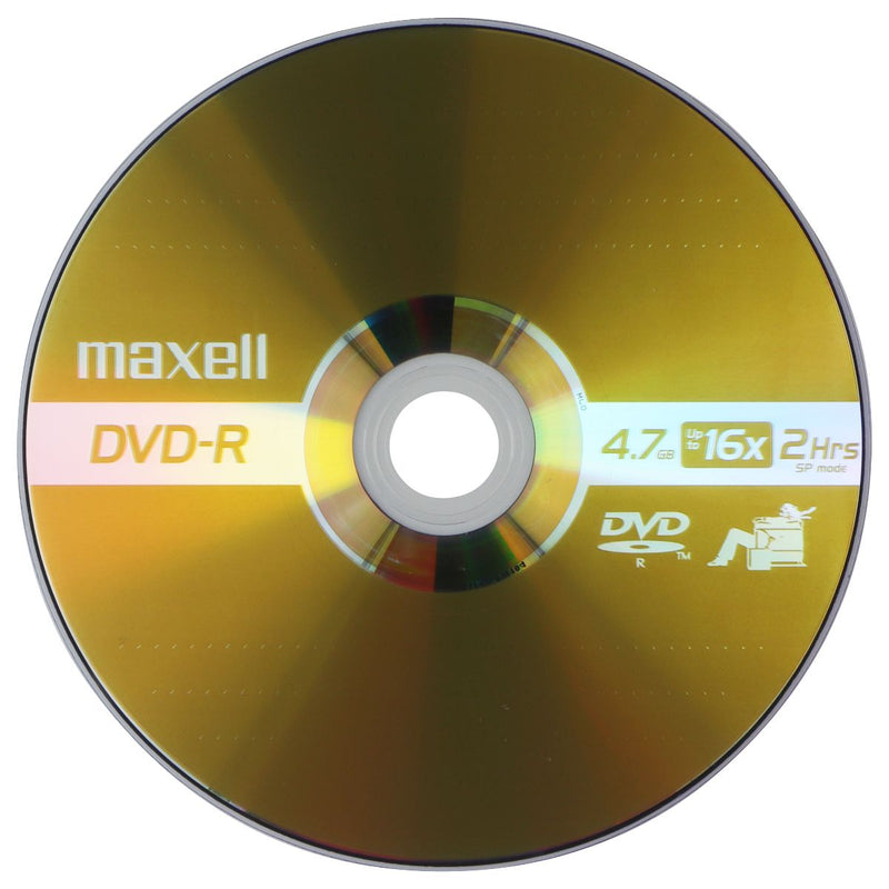 Maxell MAX638011 DVD Recordable Discs - DVD-R/16x/4.70 GB - 50 Pack