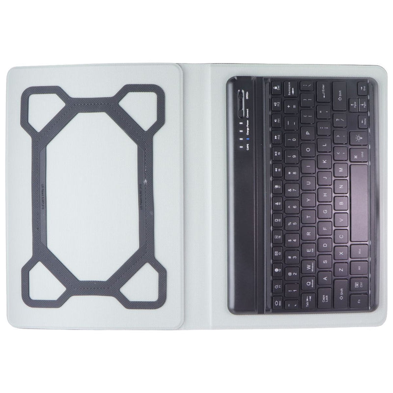 M-Edge Folio Pro Keyboard Case for 9 to 10" Tablets (Black) Fabric U10-FPR-MF-B