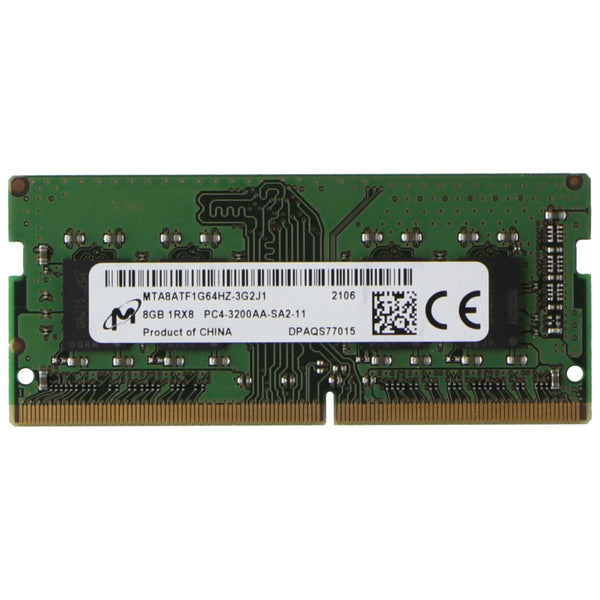 Micron (8GB) DDR4 1Rx16 (PC4-25600) Laptop RAM Memory MTA8ATF1G64HZ-3G6J1