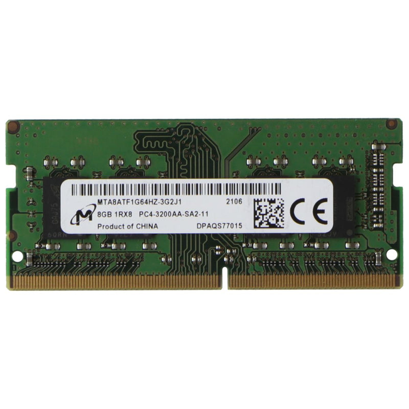 Micron (8GB) DDR4 1Rx16 (PC4-25600) Laptop RAM Memory MTA8ATF1G64HZ-3G6J1