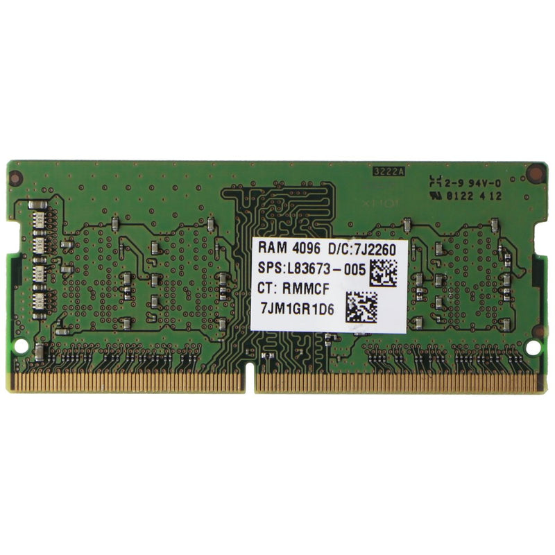 Micron (4GB) DDR4 RAM PC4-3200AA (1Rx16) SO-DIMM 3200MHz (MTA4ATF51264HZ-3G2R1)