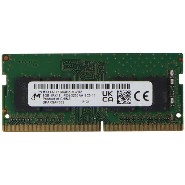 Micron (8GB) DDR4 1Rx16 (PC4-3200AA) Laptop RAM Memory MTA4ATF1G64HZ-3G2B2