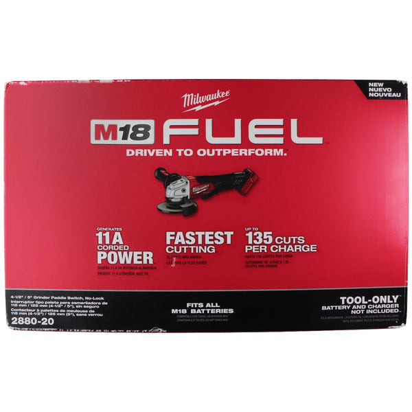 Milwaukee Grinder (2880-20) M18 Fuel 18V (Tool Only)