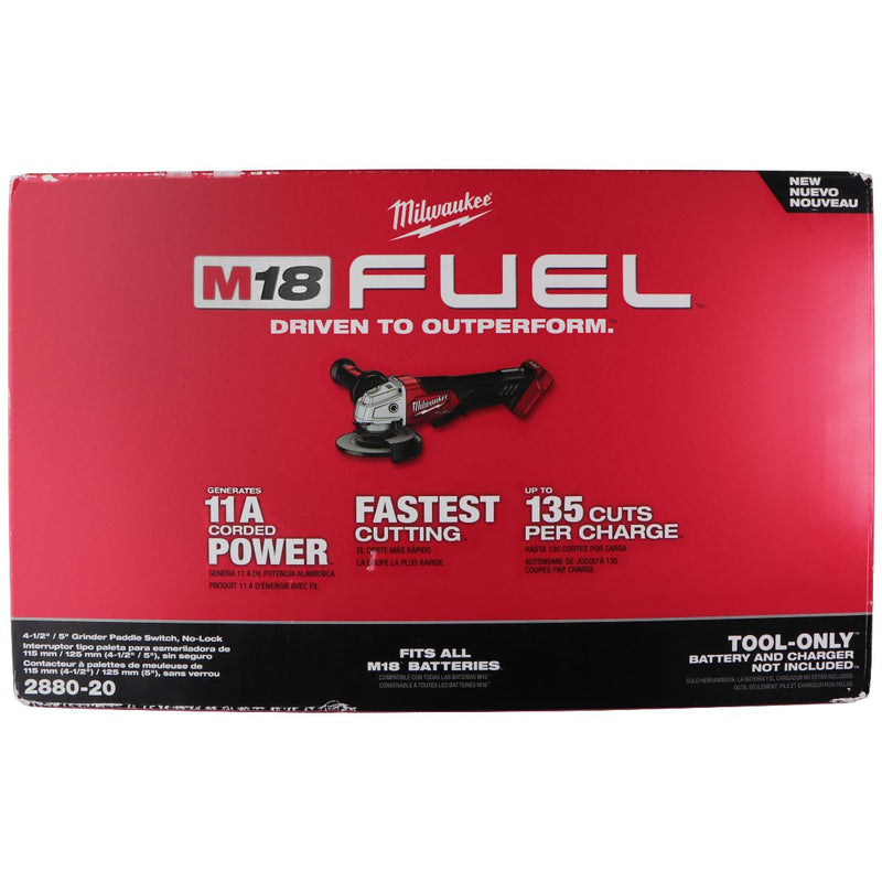 Milwaukee Grinder (2880-20) M18 Fuel 18V (Tool Only)