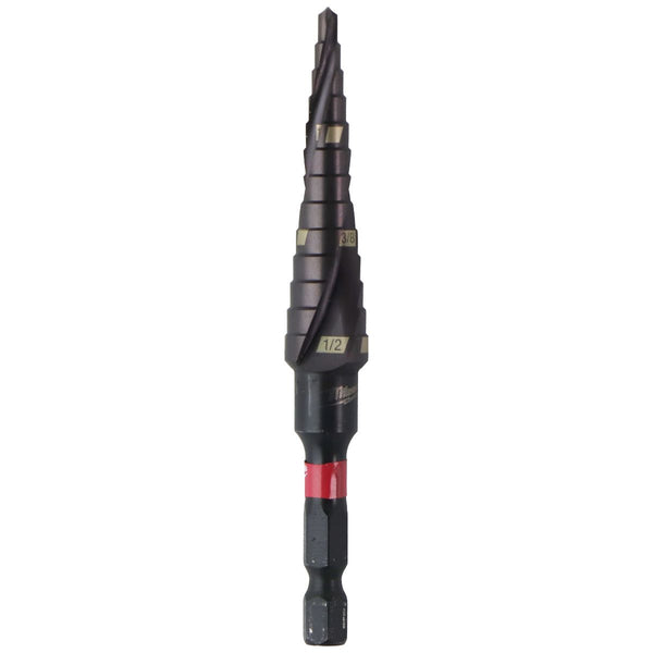 Milwaukee 48-89-9241 Shockwave Step Drill Bit - 13 Hole Sizes - 1/4 in to 1/2 in