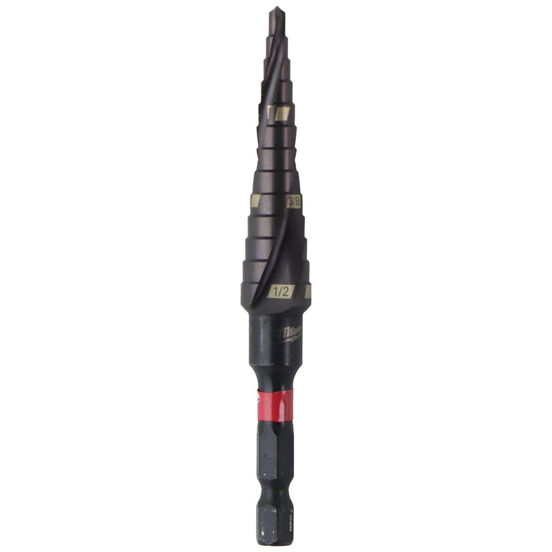 Milwaukee 48-89-9241 Shockwave Step Drill Bit - 13 Hole Sizes - 1/4 in to 1/2 in