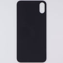 Repair Part - Back Glass Panel for Apple iPhone X - Black with Logo