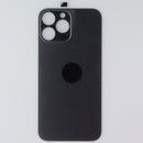 Repair Part - Back Glass Panel for Apple iPhone 13 Pro Max - Black with Logo