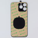 Repair Part - Back Glass Panel for Apple iPhone 13 Pro Max - Black with Logo