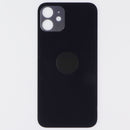 Repair Part - Back Glass Panel for iPhone 12 - Black with Logo