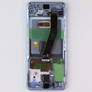 Repair Part - OLED ASSM & Frame for Samsung Galaxy S20 & S20 5G - Cloud Blue